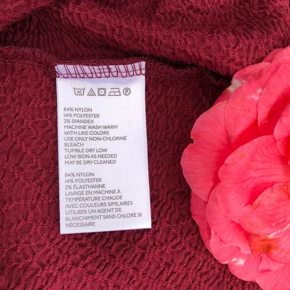 UO Silence + Noise Merlot Dress - Picture 4 of 6